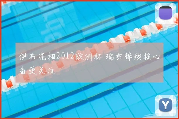 伊布亮相2012欧洲杯 瑞典锋线核心备受关注