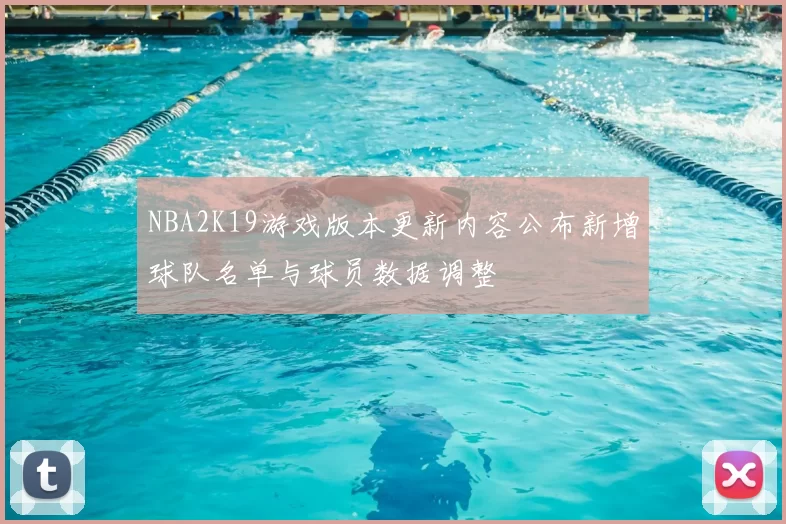 NBA2K19游戏版本更新内容公布新增球队名单与球员数据调整